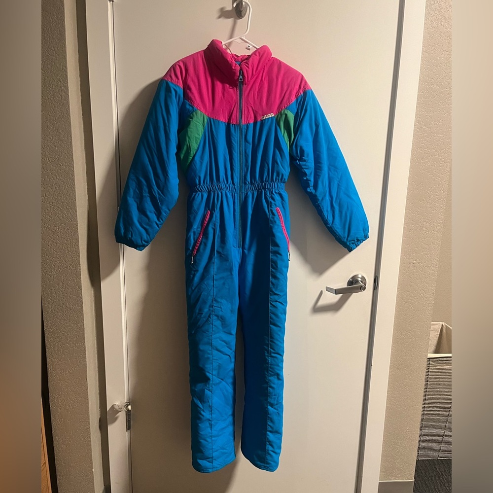Big kids’ vintage snowsuit